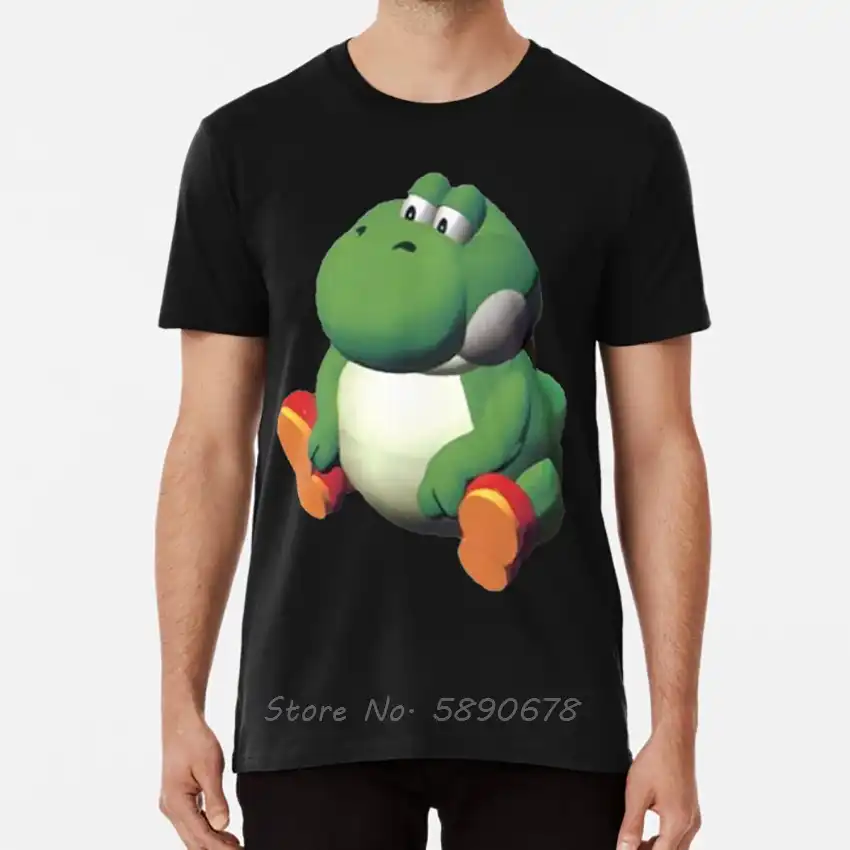 Gran Yoshi T Camisa Gordo Yoshi Gran Yoshi Beeg Yoshi Yosh Camiseta De Algodon De Los Hombres Camisetas Altas Harajuku Aliexpress