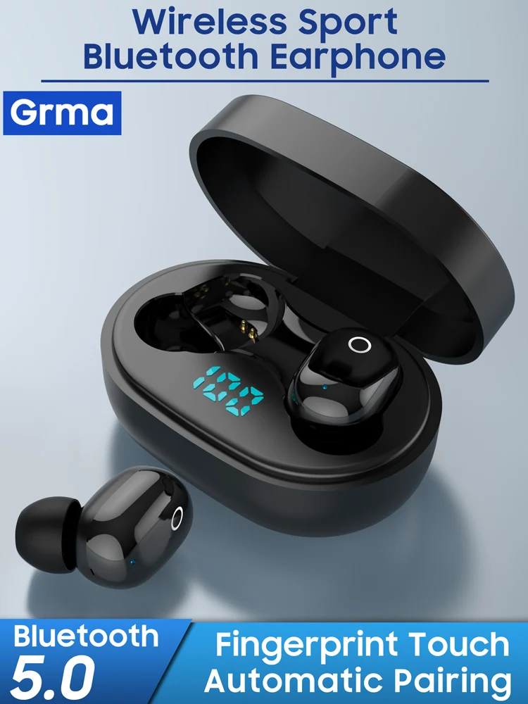 TWS стереонаушники GRMA с поддержкой Bluetooth 5 0 и сенсорным управлением|Наушники