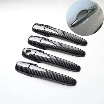 

For Lincoln MKX 2007-2013 Lincoln MKZ Zephyr 2006-2012 Chrome Carbon Fiber Door Handle Accessories Car Sticker Car Styling