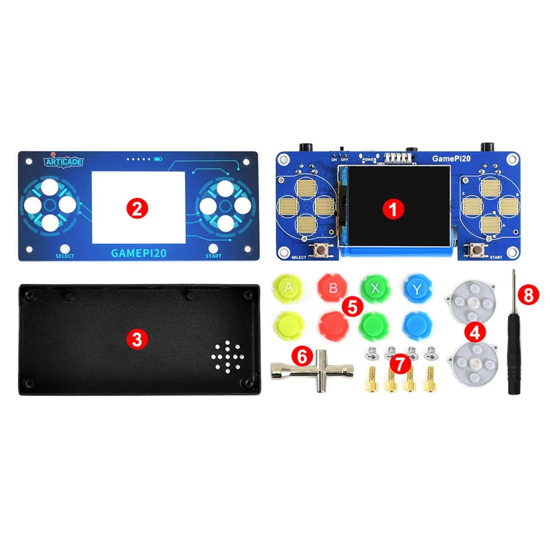 Without Zero WH Raspberry pi zero w wh игра retropie gamepi20 - Комплект: Without Zero WH