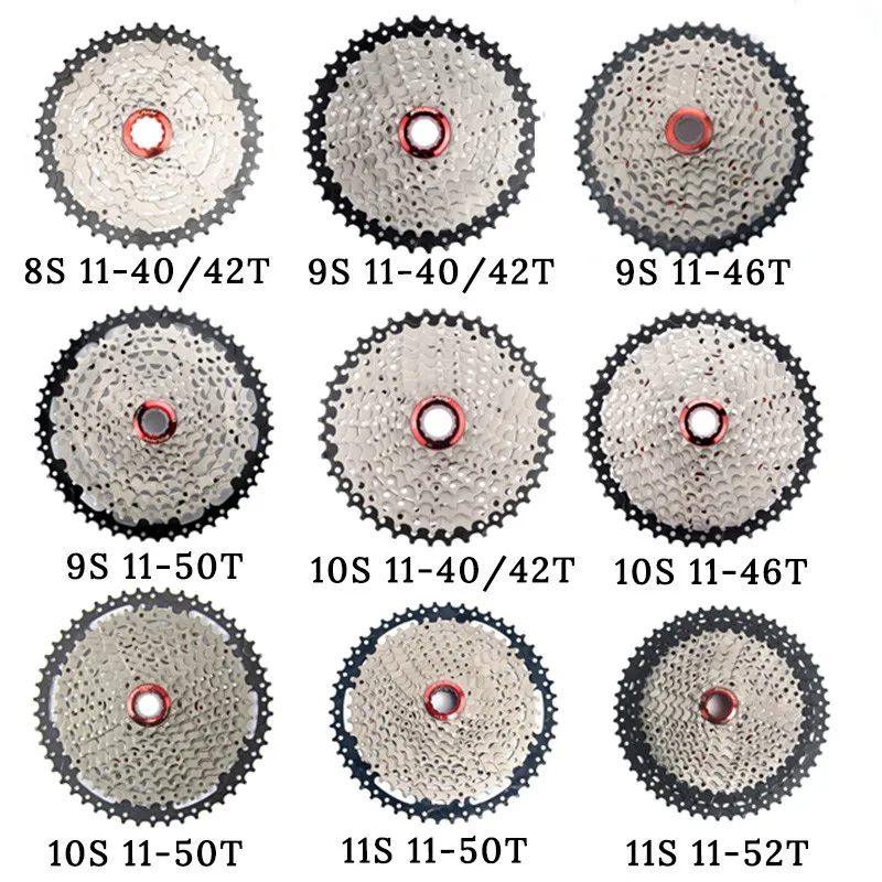 MTB велосипед freewheel 8 9 10 11 скорость 40 42 46 50 т маховик для XT SLX Sram Горный велосипед Велоспорт кассеты аксессуары