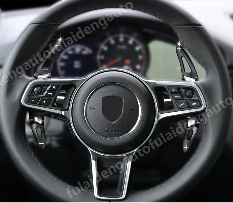 Для Porsche Cayenne- алюминиевый сплав автомобиля рулевое колесо сдвиг весло переключения расширение автомобиля Стайлинг Аксессуары