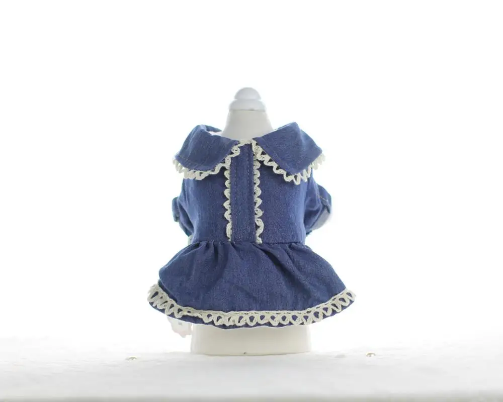 

Pet Dog Jean Dress For Puppy Cat Pet Autumn Winter Clothes Cute 1 colour