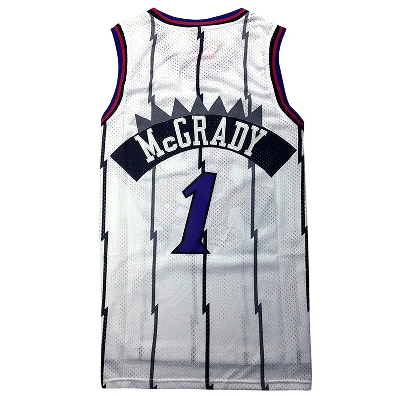 2 Kawhi Leonard JERSEY 1 Трейси Макгрейди 7 Кайл Лоури 15 Vince Carter майки - Цвет: Retro