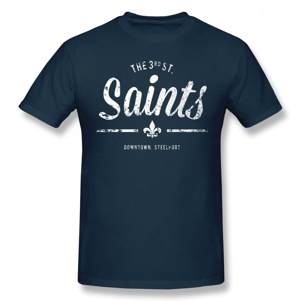 Футболка one yona Saints Row, футболка Third Street Saints, уличная футболка XXX, забавная Мужская футболка с коротким рукавом, хлопок, футболка с принтом - Цвет: NavyBlue