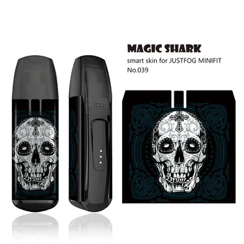 

Magic Shark Stereo Ultra Thin Joker Skull Painting Cool Sticker Cover Case Film for JUSTFOG MINIFIT