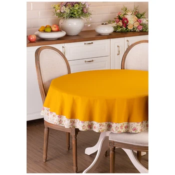 

Tablecloth Round D 160cm Provence, 100% Cotton , Warm , Home and kitchen products