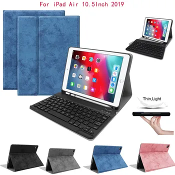 

For iPad Air 10.5Inch 2019 Pen Slot Case Cover+Wireless Bluetooth 3.0 Keyboard беспроводная клавиатура