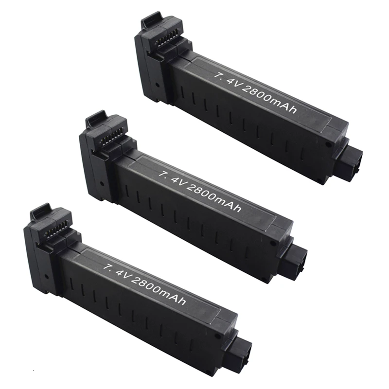3 Battery 7,4 V 2800mAh Lipo аккумулятор для SG906 gps четырехосевой Квадрокоптер запасные части 7,4 v RC камера Дрон с перезаряжаемым аккумулятором батарея - Цвет: 3 Battery