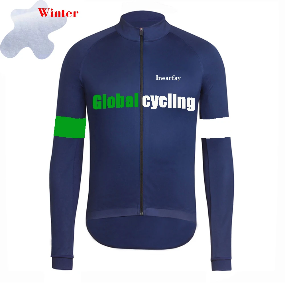 Куртка для велоспорта из Джерси зима 2019 термобелье (global Cycling) пальто мужчин