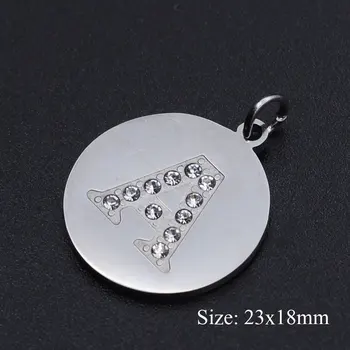 

High Quality 100% Stainless Steel Capital Letters Necklace for Women Accept OEM Order Fashion Jewelry Necklaces Wholesale