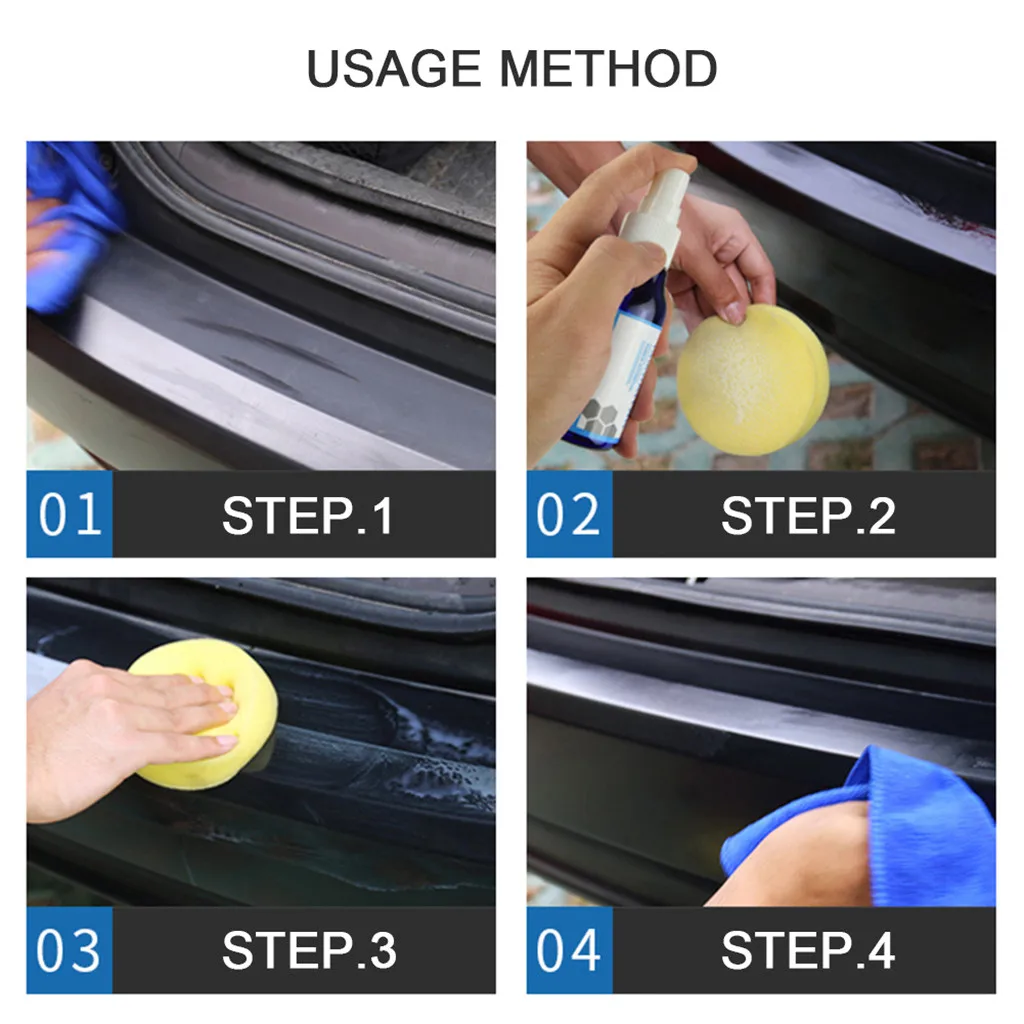 Reconditioned Plastic Parts 50 ML Maintenance Of Re-Reading Agent Washing Car Care And Cleaning Prodotti per la pulizia dell'aut