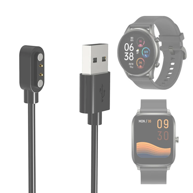 Cavo Di Ricarica Usb Per Haylou Gs Ls09A/Gst Lite Ls13/Rs4 Plus Ls11 Ls12/Rt2 Ls10/Ls02/Rt Ls05S/Solar Ls05 Rt3 Ls16 Caricabatterie Per Orologi