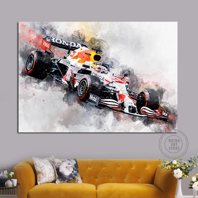 Grand Prix World Champions F1 Car Canvas Paintings Posters and Prints Wall  Art Pictures For Living Room Home Decoration