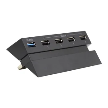 

5 USB Port Hub for PS4, High Speed Charger Controller Splitter Expansion Adapter For Playsation 4 Console host Expand Hub