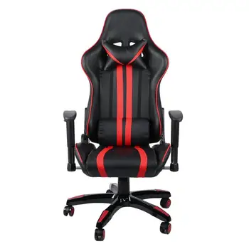 

360 Degree Swivel Streamlined Leather Office Chair High Back Lift Racing Chair Adjustable Home College Dorms Furniture