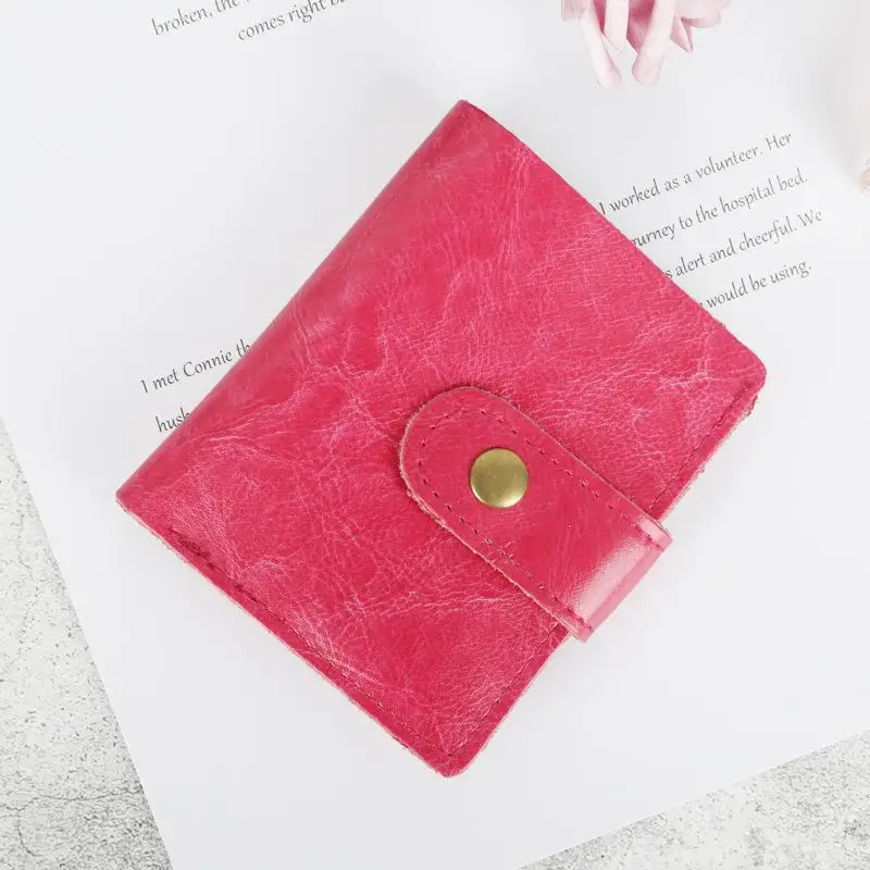 Rose Red Женский кошелек из искусственной кожи, Модный Роскошный дизайнерский Кошелек для монет, кредитный держатель для карт, кошелек для девушек, кошельки и кошельки, Cartera Mujer - Цвет: Rose Red