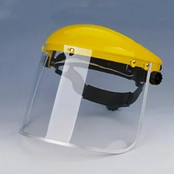

PVC Protector Cover 33cm * 20.3cm Yellow + Transparent 1pcs Face Visor