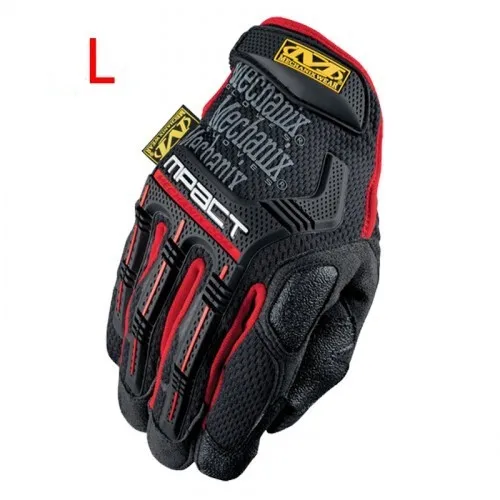 Новинка года! перчатки Mechanix, M-Pact, военные, тактические, армейские, для стрельбы, для велосипеда, пейнтбола - Цвет: L