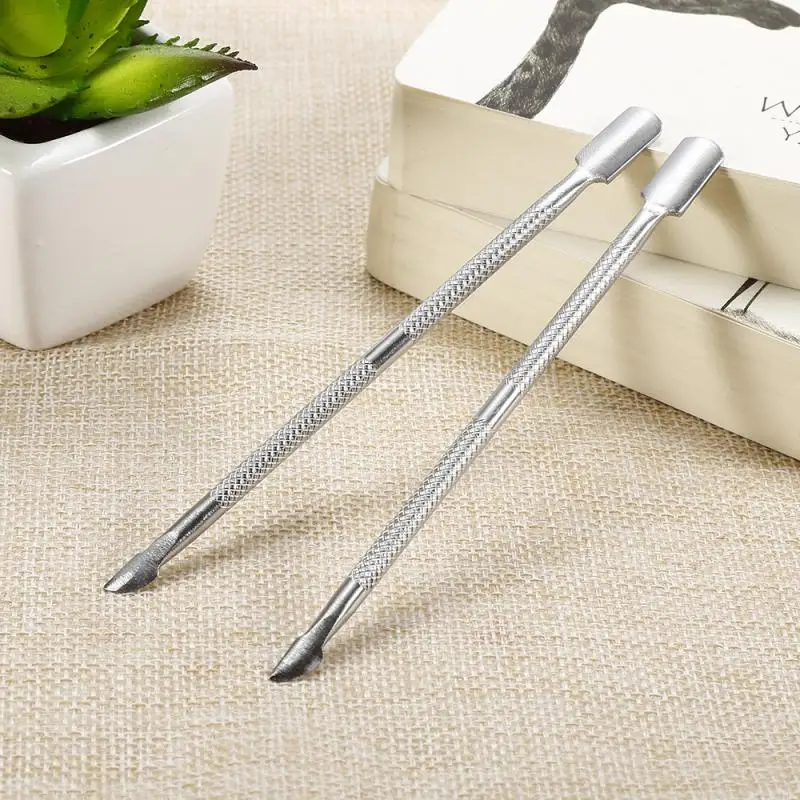 Nail Cuticle Spoon Pusher Scraper Remover Stainless Steel Remove Nail Dead Skin Pedicure Accessories Manicure Nail Care TSLM1
