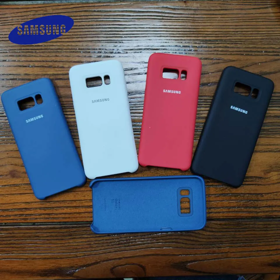 

Original Samsung Galaxy S8 S8 Plus Cover Silicone Case 360 Protection Shockproof G950 G955 Phone Protection Cover