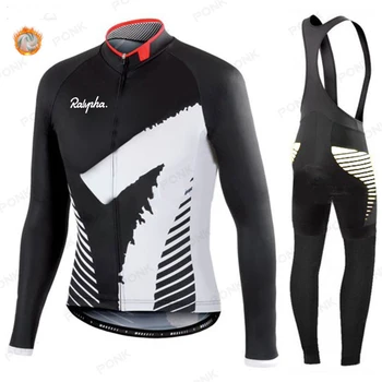 

New 2020 Winter Thermal Fleece Cycling Jersey Bike Pants Set Mens Pads Ropa Ciclismo hombre Cycling Wear Maillot Culotte Rapha