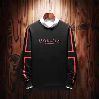 

2020 New Fashion Winter Autumn Sweatshirt High Quality Street Long-sleeved Shirt Men's Letter Printing Casual Slim Sweatshirt