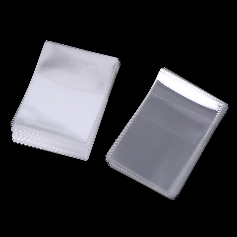 100Pcs Matte Cards Sleeves Cards Protector for Trading Cards Shield Magic Card Cover Transparent card holder 6.6Cm /6Cm X 9Cm