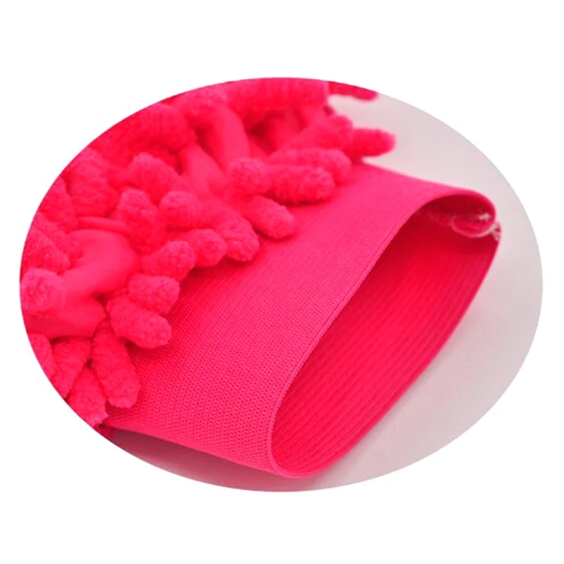 Double-sided Chenille Coral Velvet High-Density Car Wash Gloves Cleaning Tool Gloves Random Color