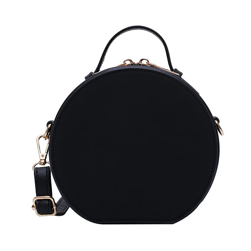 Bag Black Messenger-Bags Waterproof Handbag Round Female High-Quality Women Fashion Ladies