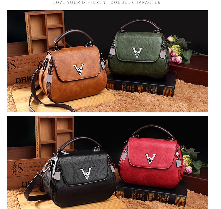 Cow Leather Women Shoulder Bags 2021 Solid Color Crossbody Messenger Purse Retro Top-Handle Bag Tote Shopping Handbags