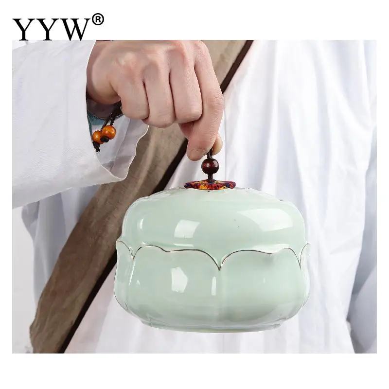 

Tea Tin Can Storage Tea Caddy Theedoos Ceramic Jar Tea Caddies Tea Box Packaging Organizer Storage Boxes & Bins Colorful Cans