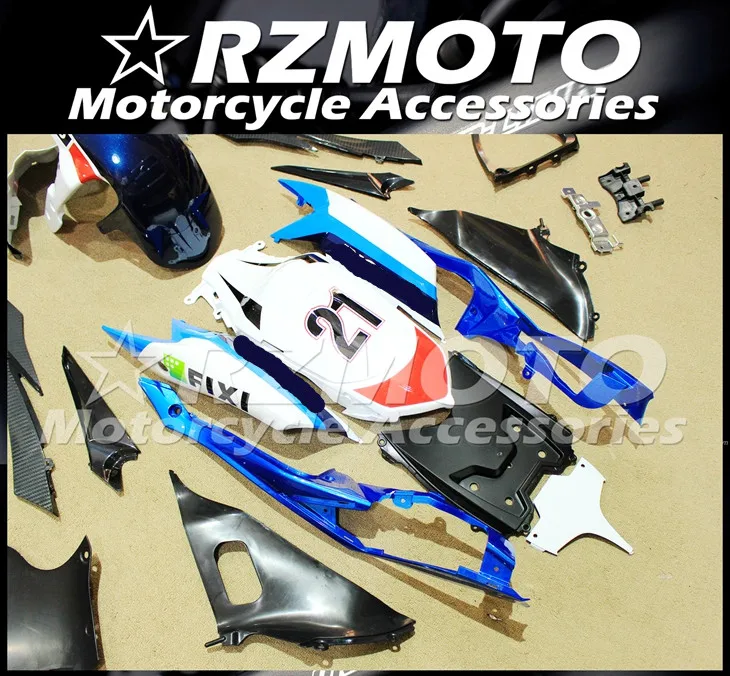 ABS мотоцикл обтекатель комплект для SUZUKI GSXR600 750 K8 2008-2010 год кузов литья под давлением Магазин № 1160