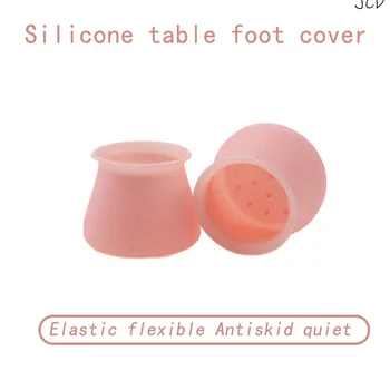 

JCD Set of 4 Furniture Table Chair Leg Floor Feet Cap Cover Protector Feet Pads Non-slip Caps Foot Protection Bottom Cover