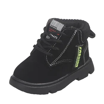 

Boys Snow Boots Autumn And Winter 2020 New Fashion Plush Boots Boys Shoes For 1 2 3 4 5 6 Years Old Little Boys Students Boots