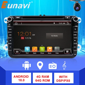 

Eunavi 2 din Android Car DVD Multimedia player for VW Passat CC Polo GOLF 5 6 Touran EOS T5 Sharan Jetta Tiguan GPS Radio DSP BT