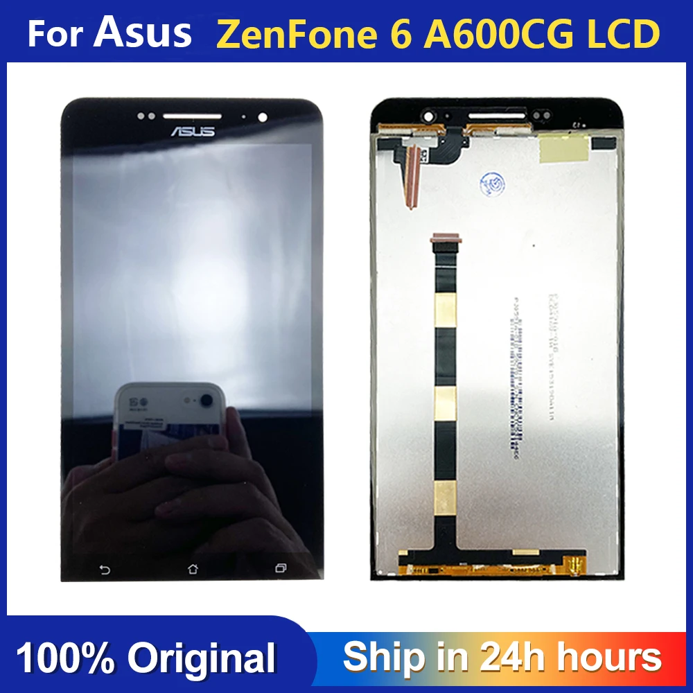 ЖК-дисплей для Asus ZenFone 6 A600CG A600KL A601CG сенсорный экран дигитайзер сенсорная панель