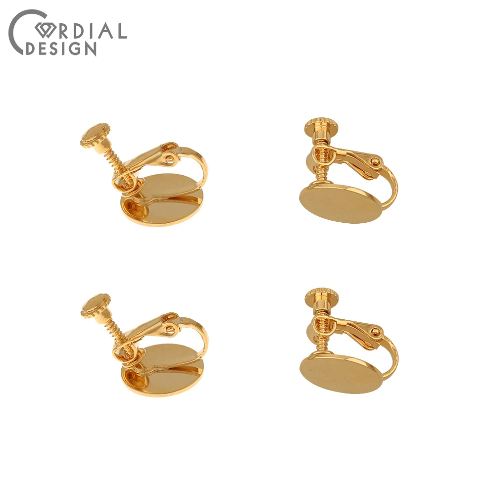 Аксессуары для ювелирных изделий Cordial Design 100 шт. 14*14 мм/клипсы ушей/ручная