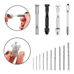 Metal Hand Drill Equipment Resin Epoxy Mold Tools Drill Screw Jewelry Making  1se