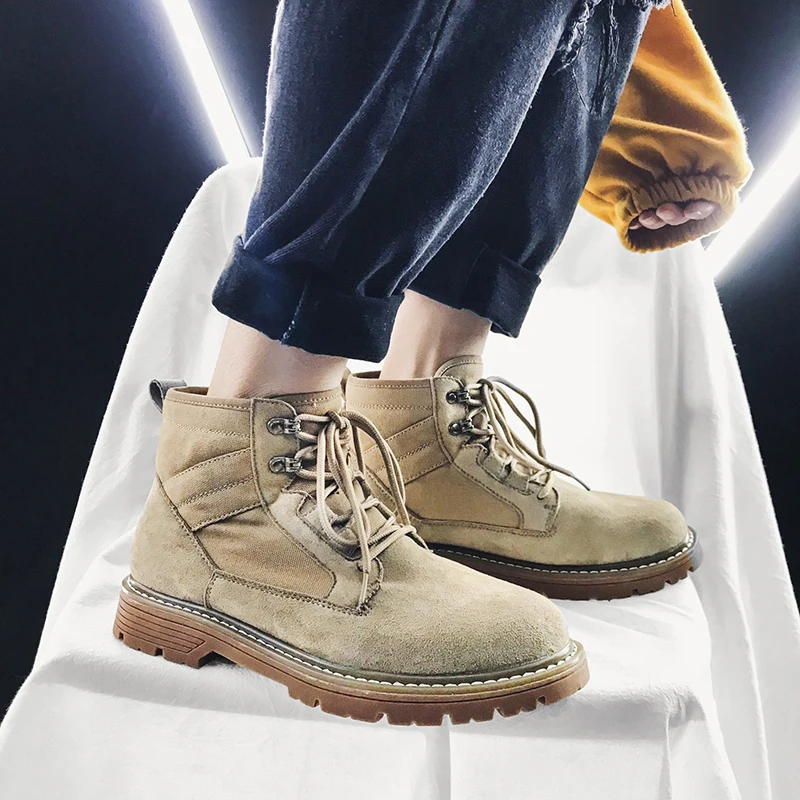 Men Ankle boots Men's plush warm Fashion Snow Boots Shoes Winter Sneakers lace up Men Shoes Winter Boots Black Blue Footwear a4