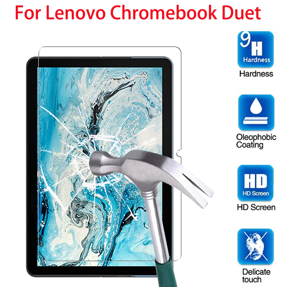 Tempered Glass For Lenovo Chromebook Duet 10.1 inch Screen Protector Tablet  Protective Film For Lenovo IdeaPad Duet Chromebook