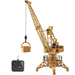 Rc имитация на дистанционном управлении кран строительные игрушки Радиоуправляемый кран башня Rc модели грузовиков игрушки 360 градусов