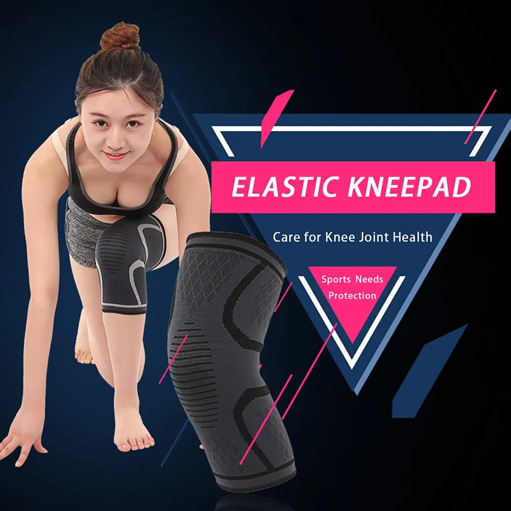 Nylon Elastic Sport Knee Pads Breathable Support Knee Brace Running Fitness Hiking Cycling Knee Protector
