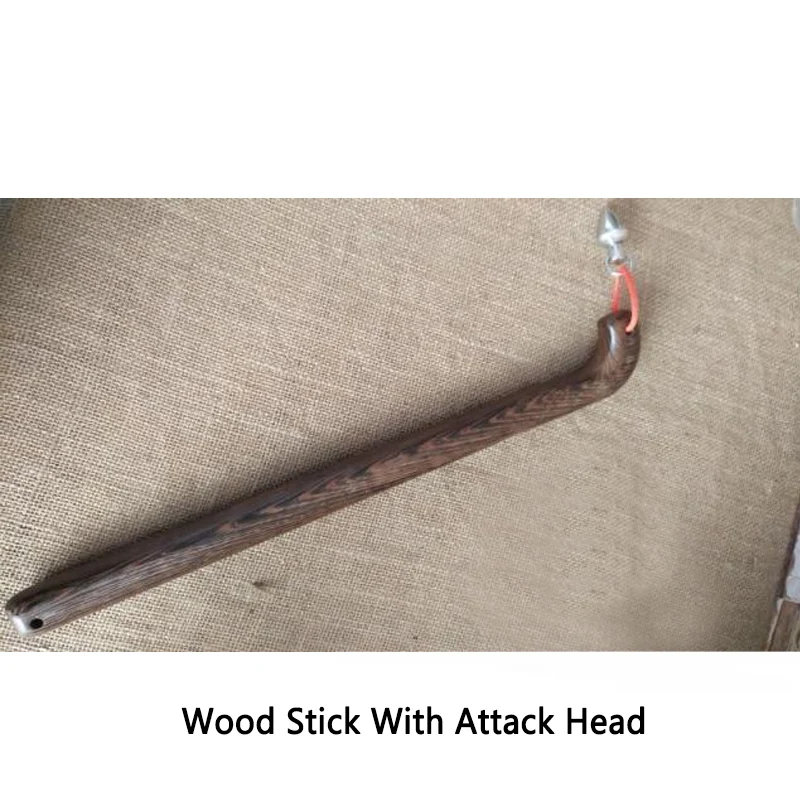 Chinese Wenge Wood Fitness EDC Back-knocking Self-defense Stick Wooden martial arts stick