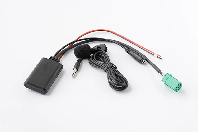 Автомобильный Bluetooth AUX адаптер беспроводной аудио телефонный звонок Громкая связь микрофон для Renault Clio Kangoo Megane Scenic 2005-2011