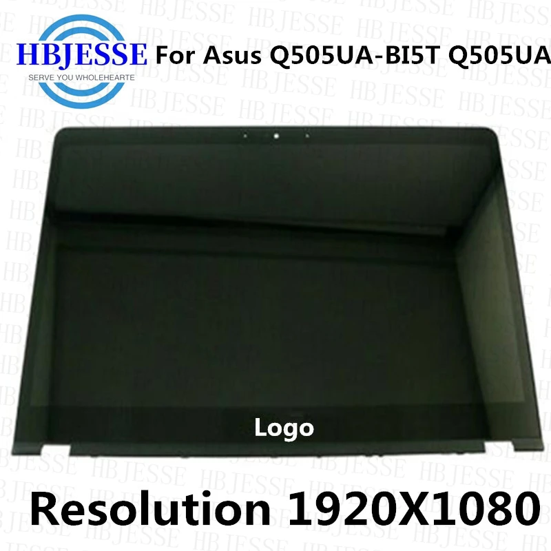 С рамкой FHD 1920X1080 для ASUS VivoBook flip Q505 Q505UA BI5T IPS LCD Дисплей сенсорный экран в сборе 30