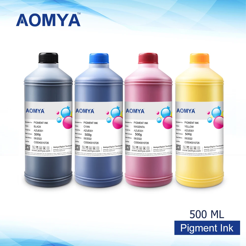 

Aomya Pigment Ink for Epson Stylus Pro 3800 3880 7700 7800 7880 9800 9880 7600 4800 4880 9600 P6000 P400 Waterproof Ink 500ML