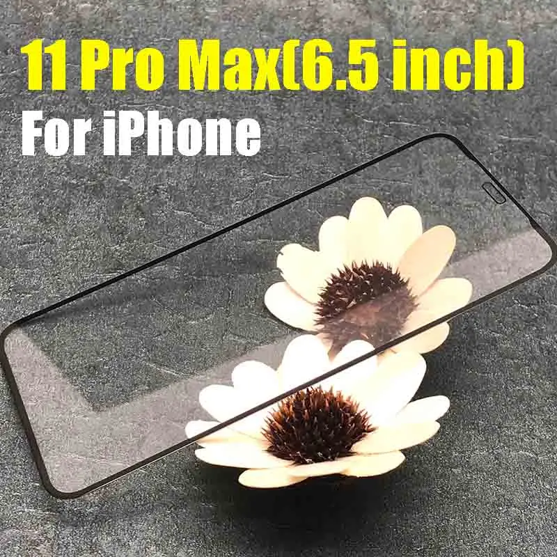9D стекло на iphone 11 11pro 11max для iphone 11 pro max бронированный телефон 11 пленка протектор экрана iphone 11pro i телефон закаленное стекло - Цвет: 11 PRO MAX