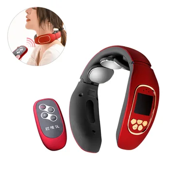 

Neck MassagerCervical Vertebra Massager Tool Shock Pulse Physiotherapy Instrument Wireless Remote Control Massage Instrument