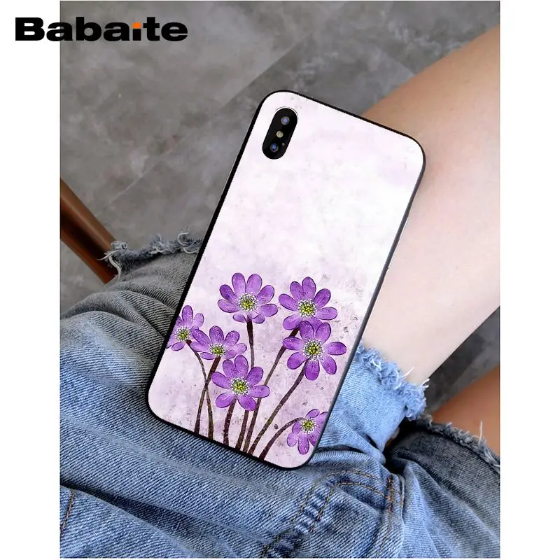 Watercolor flower Dandelion Lotus Lavender